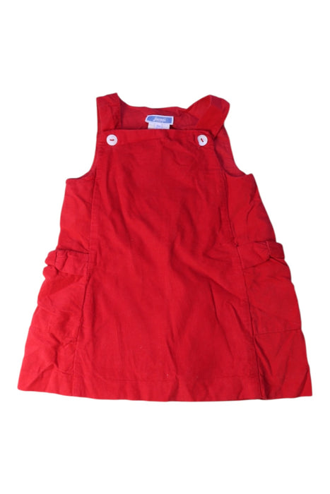 A Red Sleeveless Dresses from Jacadi in size 12-18M for girl. (Front View)