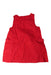 A Red Sleeveless Dresses from Jacadi in size 12-18M for girl. (Back View)