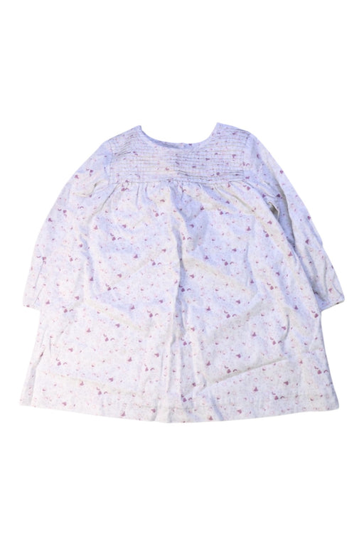 A White Long Sleeve Dresses from The Little White Company in size 6-12M for girl. (Front View)