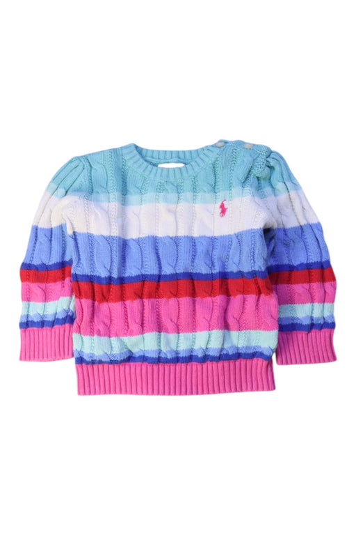 A Multicolour Knit Sweaters from Ralph Lauren in size 6-12M for girl. (Front View)