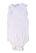 A White Sleeveless Bodysuits from MarMar in size 12-18M for neutral. (Front View)