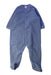 A Blue Onesies from Petit Bateau in size 12-18M for boy. (Front View)