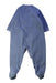 A Blue Onesies from Petit Bateau in size 12-18M for boy. (Back View)