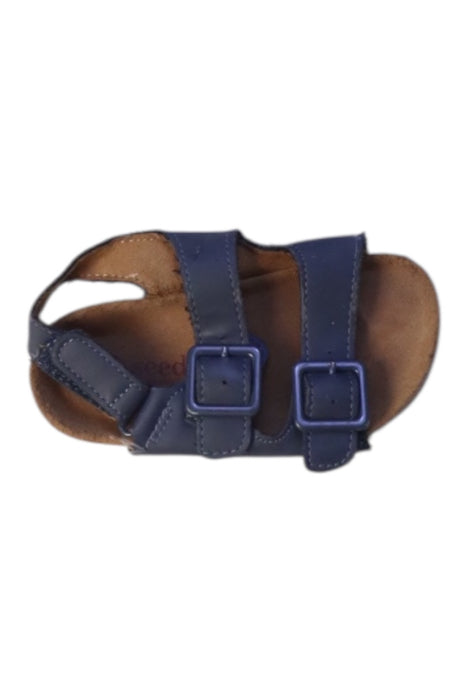 A Blue Sandals from Seed in size 3T for boy. (Front View)