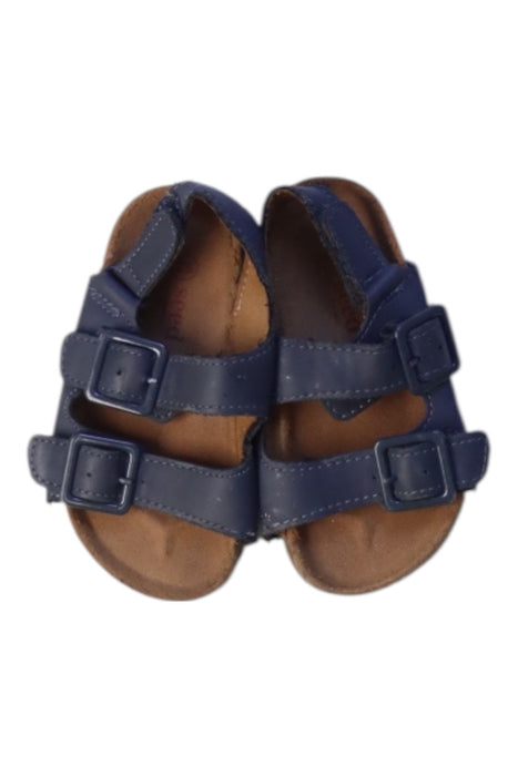 A Blue Sandals from Seed in size 3T for boy. (Back View)