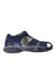 A Navy Sandals from Surefit in size 9Y for boy. (Front View)