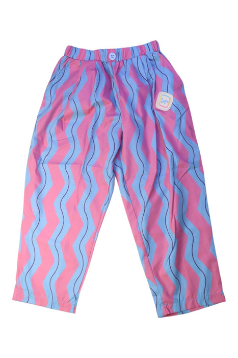A Pink Casual Pants from Jelly Mallow in size 6T for girl. (Front View)