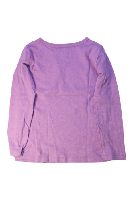 A Purple Long Sleeve Tops from Crewcuts in size 4T for girl. (Back View)