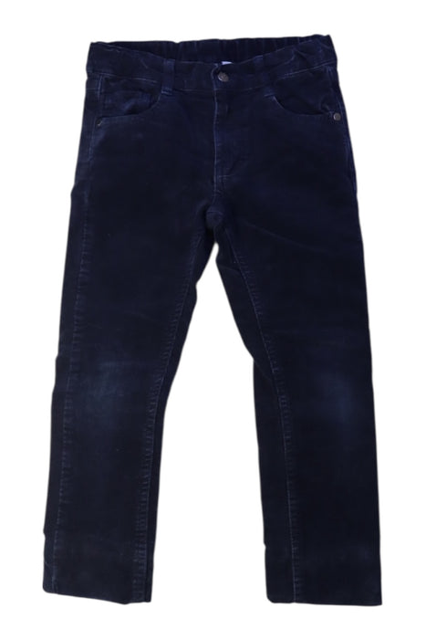 A Navy Jeans from La Compagnie des Petits in size 6T for boy. (Front View)