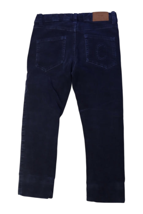 A Navy Jeans from La Compagnie des Petits in size 6T for boy. (Back View)