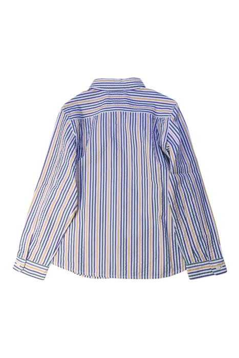 A Blue Long Sleeve Shirts from Bonpoint in size 6T for boy. (Back View)