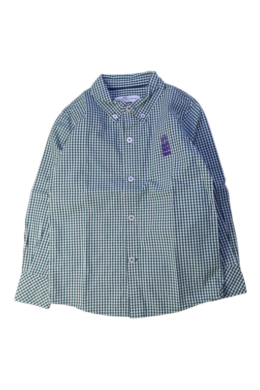A Green Long Sleeve Shirts from Kent & Curwen in size 6T for boy. (Front View)