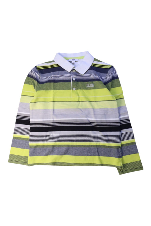 A Multicolour Long Sleeve Polos from Boss in size 10Y for boy. (Front View)
