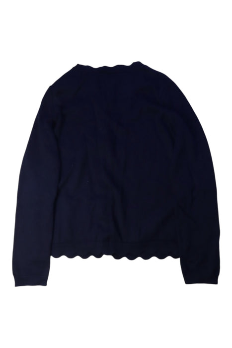 A Navy Cardigans from Jacadi in size 10Y for girl. (Back View)