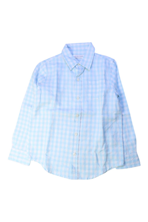 A Blue Long Sleeve Shirts from Janie & Jack in size 5T for boy. (Front View)