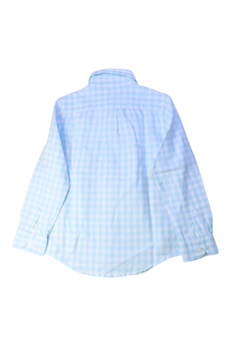 A Blue Long Sleeve Shirts from Janie & Jack in size 5T for boy. (Back View)