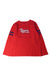 A Red Long Sleeve T Shirts from Janie & Jack in size 5T for boy. (Front View)