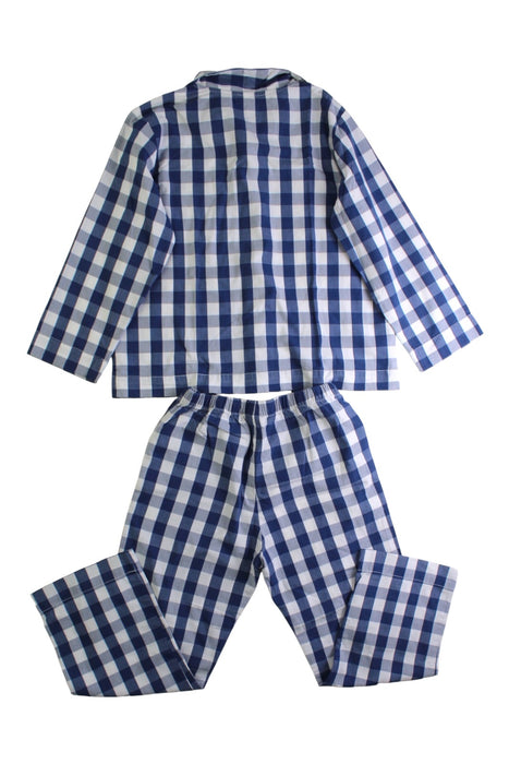 A Blue Pyjama Sets from Petit Bateau in size 4T for boy. (Back View)