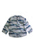 A Blue Long Sleeve Shirts from Velveteen in size 4T for boy. (Front View)