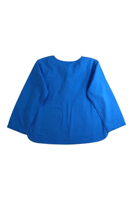 A Blue Long Sleeve Shirts from Kidsagogo in size 2T for boy. (Back View)