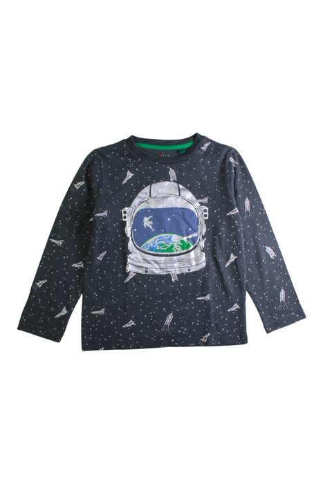 A Blue Long Sleeve T Shirts from Boden in size 3T for boy. (Front View)