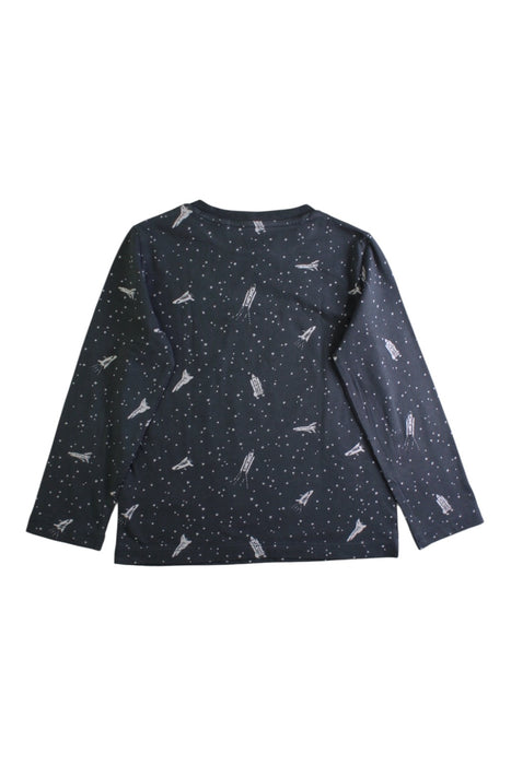 A Blue Long Sleeve T Shirts from Boden in size 3T for boy. (Back View)