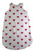 A Red Sleepsacs from Petit Bateau in size 6-12M for girl. (Front View)