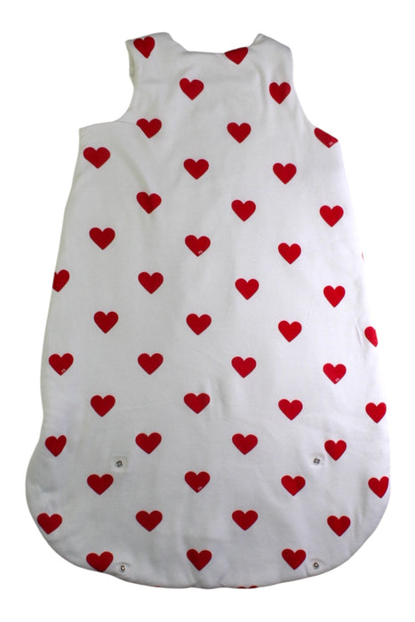 A Red Sleepsacs from Petit Bateau in size 6-12M for girl. (Back View)