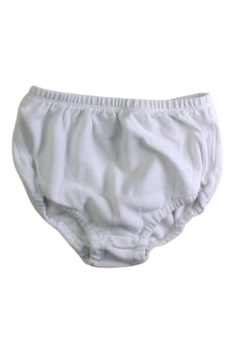 A White Bloomers from Burberry in size 3-6M for neutral. (Front View)
