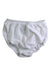 A White Bloomers from Burberry in size 3-6M for neutral. (Front View)