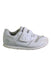 A White Sneakers from New Balance in size 4T for boy. (Front View)