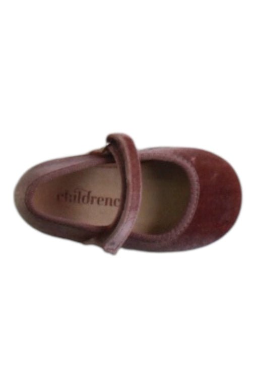 A Brown Flats from Childrenchic in size 12-18M for girl. (Front View)