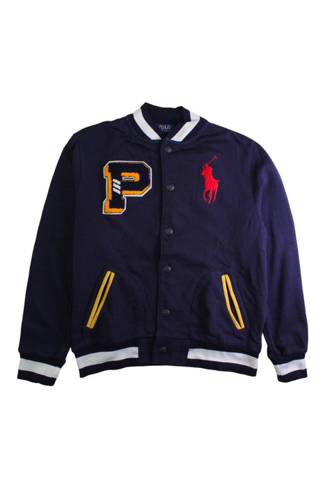 A Navy Lightweight Jackets from Polo Ralph Lauren in size 10Y for boy. (Front View)