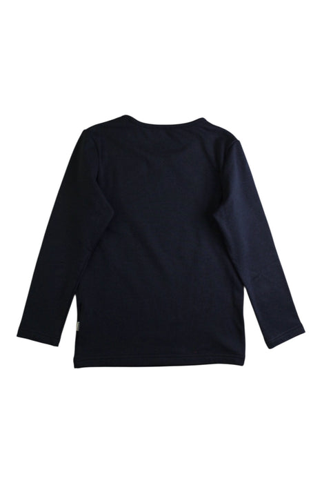 A Navy Long Sleeve T Shirts from Aigle in size 8Y for neutral. (Back View)
