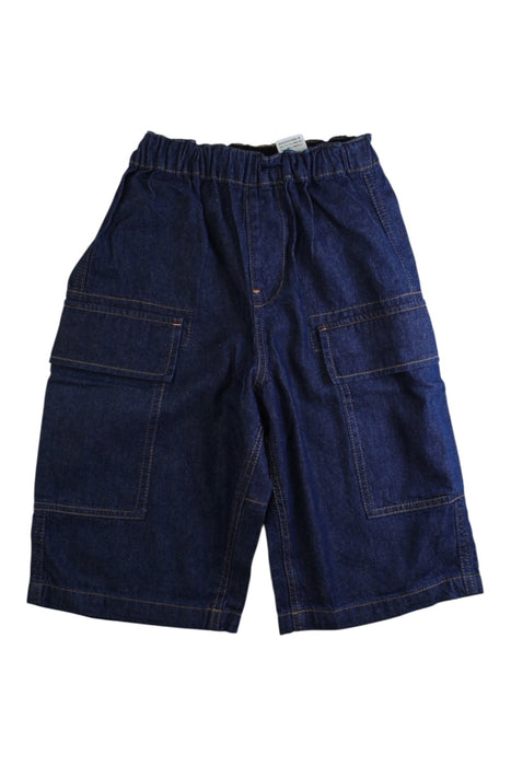 A Blue Shorts from Markey's in size 7Y for girl. (Front View)