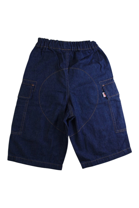 A Blue Shorts from Markey's in size 7Y for girl. (Back View)