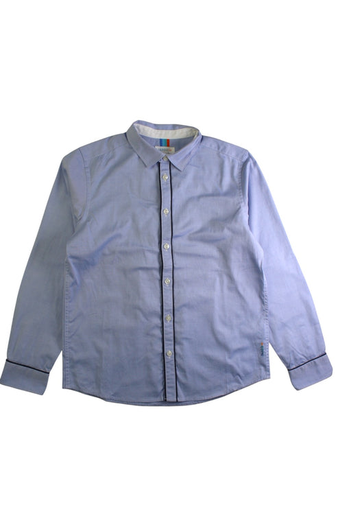 A Blue Long Sleeve Shirts from Jared.M in size 11Y for boy. (Front View)