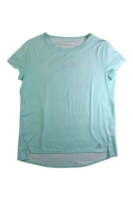 A Teal Active Tops from Adidas in size 11Y for boy. (Front View)