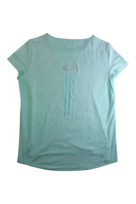 A Teal Active Tops from Adidas in size 11Y for boy. (Back View)