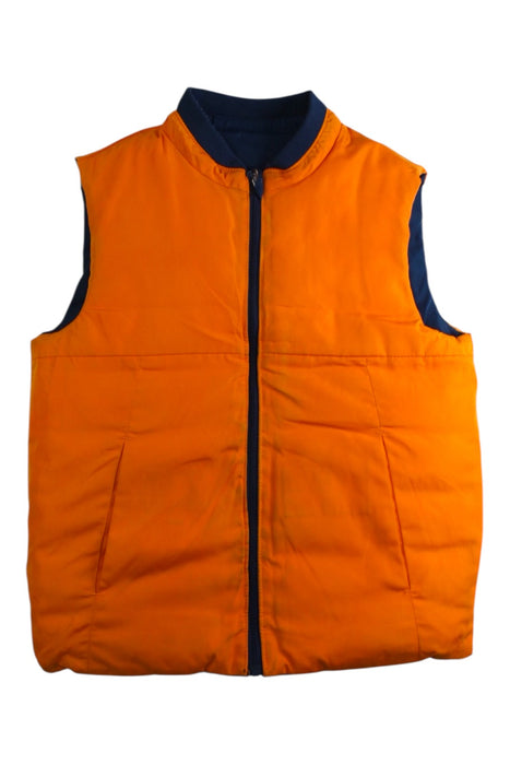 A Orange Outerwear Vests from Jacadi in size 8Y for boy. (Front View)