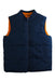 A Orange Outerwear Vests from Jacadi in size 8Y for boy. (Back View)