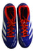 A Blue Cleats/Soccer Shoes from Adidas in size 12Y for boy. (Back View)