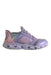 A Purple Sneakers from Skechers in size 9Y for girl. (Front View)