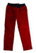 A Red Casual Pants from Petit Bateau in size 6T for boy. (Front View)