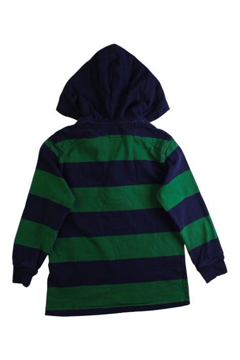 A Green Hooded Sweatshirts from Polo Ralph Lauren in size 5T for boy. (Back View)