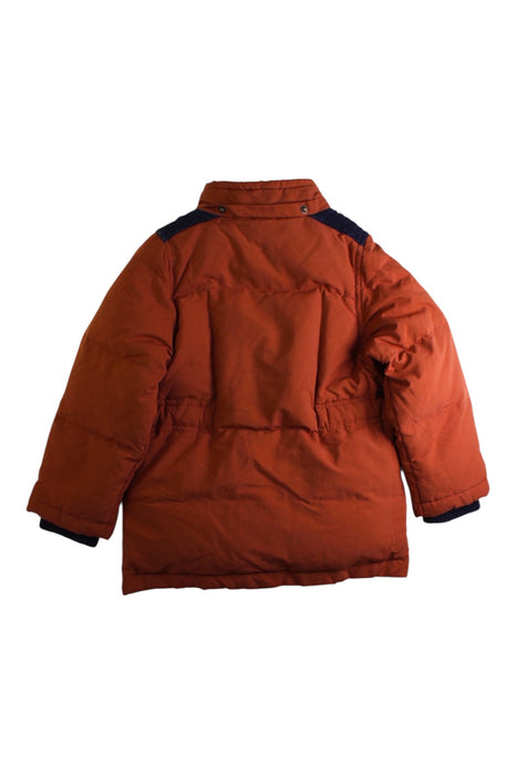 A Orange Puffer/Quilted Coats & Outerwear from Jacadi in size 4T for boy. (Back View)