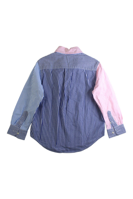 A Pink Long Sleeve Polos from Ralph Lauren in size 3T for boy. (Back View)