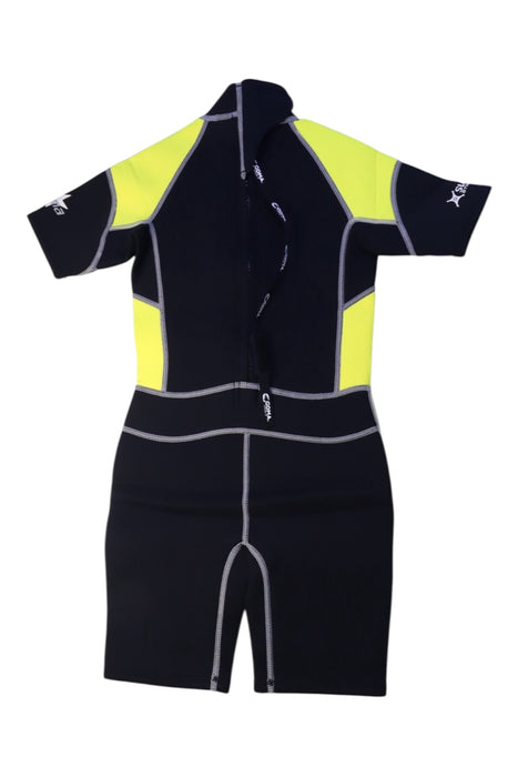 A Black Wetsuits from Goma in size 8Y for neutral. (Back View)