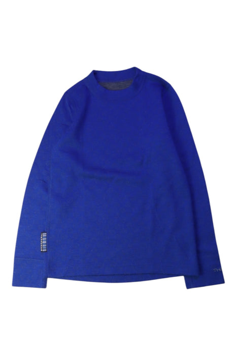 A Blue Long Sleeve Tops from Thermowave in size 6T for boy. (Front View)