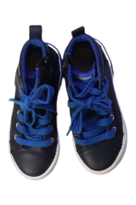 A Blue Sneakers from Geox in size 5T for boy. (Back View)